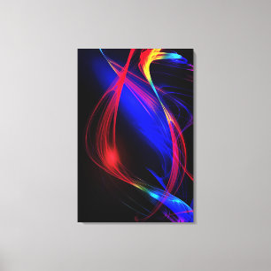 Abstract Colourful Lights Canvas Print