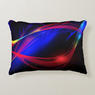 Abstract Colourful Lights Decorative Cushion
