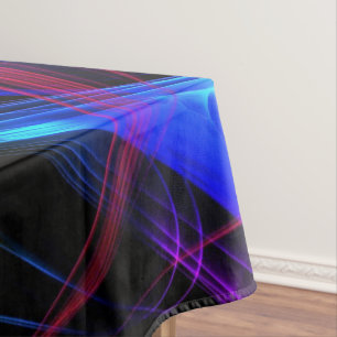 Abstract Colourful Lights Tablecloth