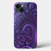 Abstract Colourful Lilac & Violet Spiral Pattern