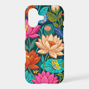 Abstract Colourful Lotus Butterflies iPhone Cases