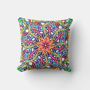 Abstract Colourful Mandala Cushion
