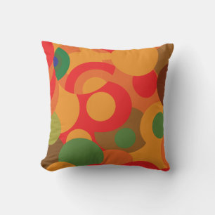 Abstract colourful modern geometric pattern cushion