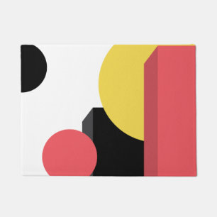 Abstract, colourful, modern, simple, vibrant desig doormat