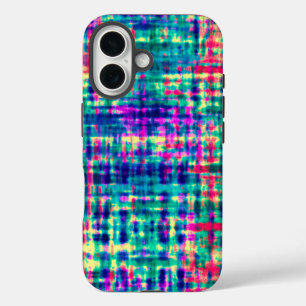 Abstract Colourful Modern Tie Dye Pattern iPhone 16 Case