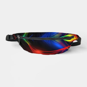 Abstract Colourful Neon Lights Pattern Fanny Pack