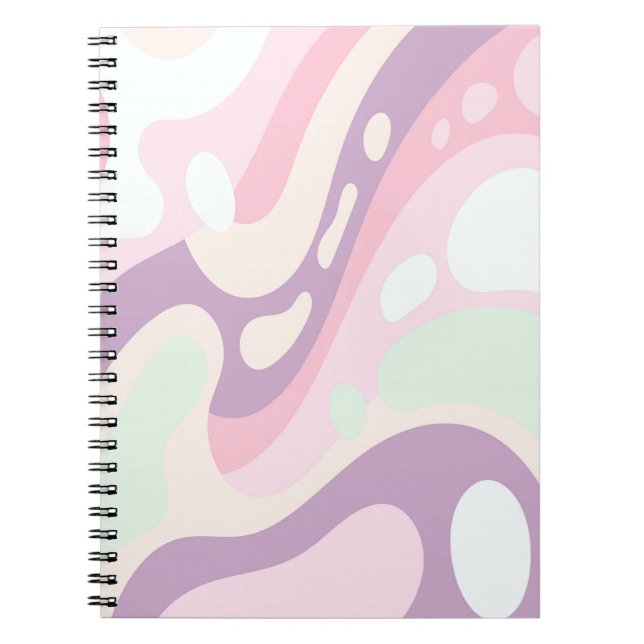 Abstract Colourful  Notebook (Front)