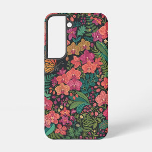 Abstract Colourful Orchid Butterfly Samsung Cases