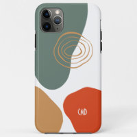 Abstract colourful organic shapes composition