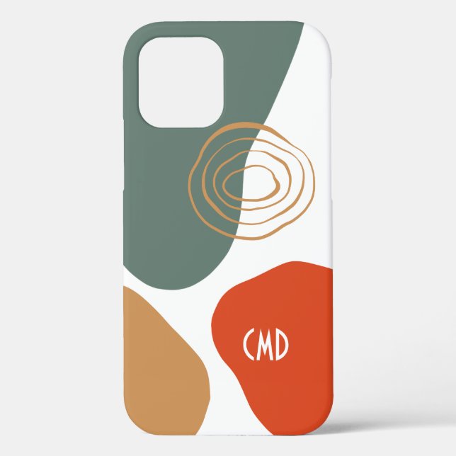 Abstract colourful organic shapes composition Case-Mate iPhone case (Back)