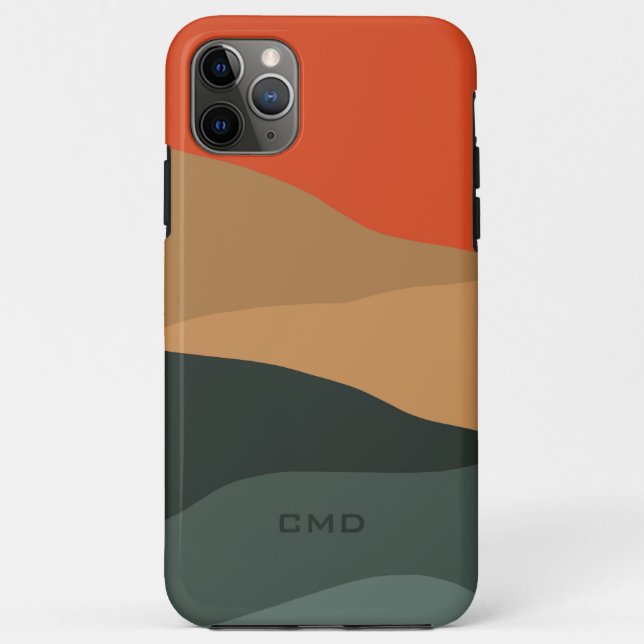 Abstract colourful organic stripes design Case-Mate iPhone case (Back)