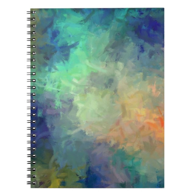 Abstract Colourful Painting #4 Notebook (Front)