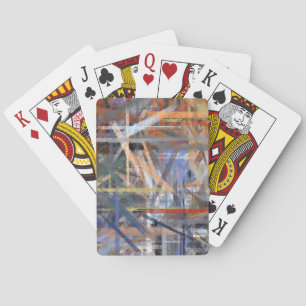 Abstract Colourful Painting #4 Playing Cards