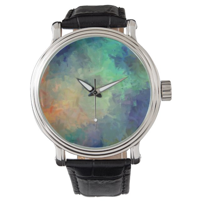 Abstract Colourful Painting #5 Watch (Front)