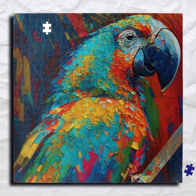 Abstract Colourful Parrot  Jigsaw Puzzle (Creator Uploaded)