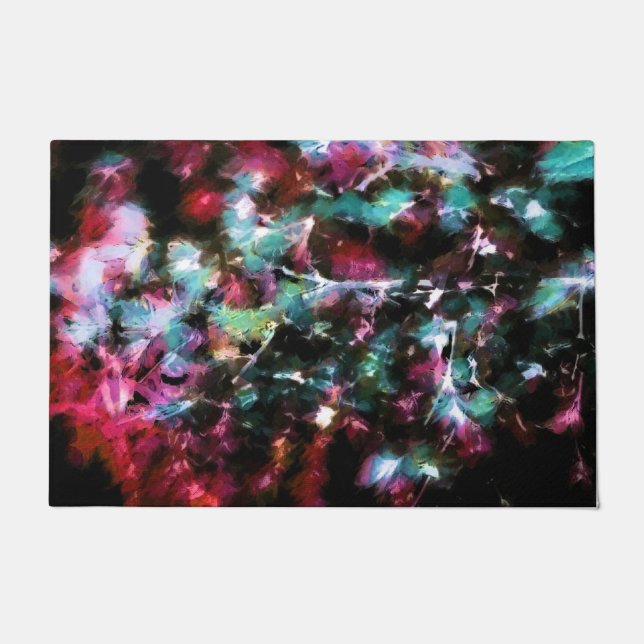 Abstract, colourful pattern, bright, elegant doormat (Front)