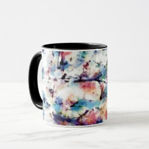 Abstract, colourful pattern, bright, elegant mug