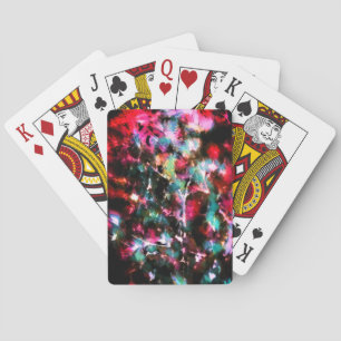 Abstract, colourful pattern, bright, elegant playing cards