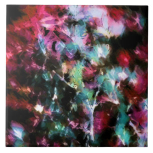 Abstract, colourful pattern, bright, elegant tile