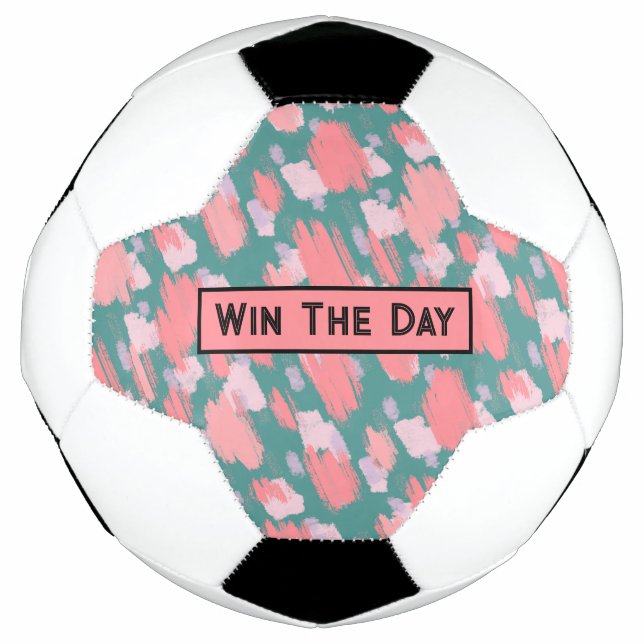 Abstract Colourful Pattern Football (Front)