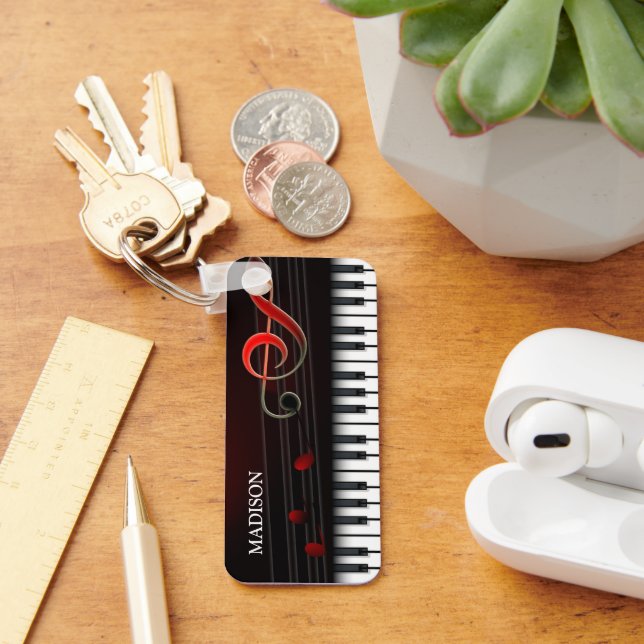 Abstract Colourful Piano Key Ring (Desk)