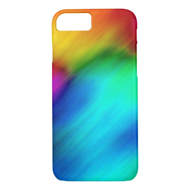 Abstract Colourful Rainbow Tie Dye Case-Mate iPhone Case (Back)