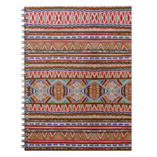 Abstract Colourful: Seamless Pattern Background. Notebook