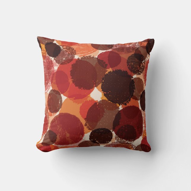 Abstract Colourful Seamless Patterns Collection Cushion (Front)