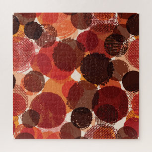 Abstract Colourful Seamless Patterns Collection Jigsaw Puzzle