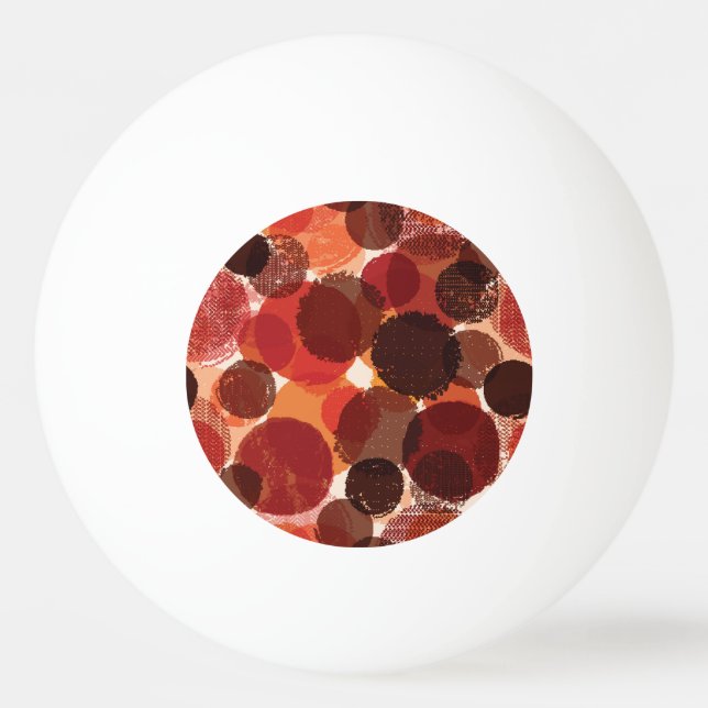 Abstract Colourful Seamless Patterns Collection Ping Pong Ball (Front)