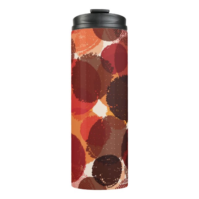 Abstract Colourful Seamless Patterns Collection Thermal Tumbler (Front)