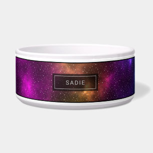 Abstract Colourful Space Cosmos With Custom Name