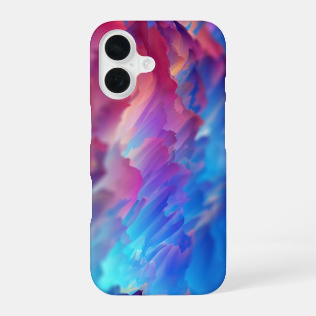 Abstract Colourful Spikes_iphone case  (Back)