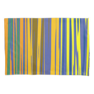 Abstract Colourful Stripes Pattern #2 Pillowcase