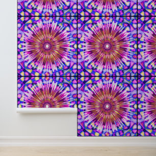 Abstract colourful Sum Shine Mandala Art Wallpaper