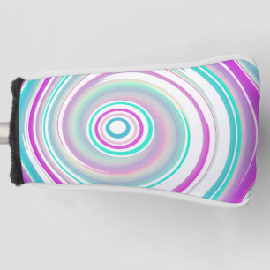 Abstract Colourful Swirl Golf Head Cover