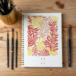 Abstract Colourful Tropical Leafs Personalised  Planner<br><div class="desc">Brighten your planning routine with our eye-catching abstract colourful botanical tropical leaves planner. Featuring bold, vibrant tropical leaves woven together in an artistic, abstract design, this planner is perfect for those who love a touch of fun and creativity in their everyday organisation. Customise it with your name and year to...</div>