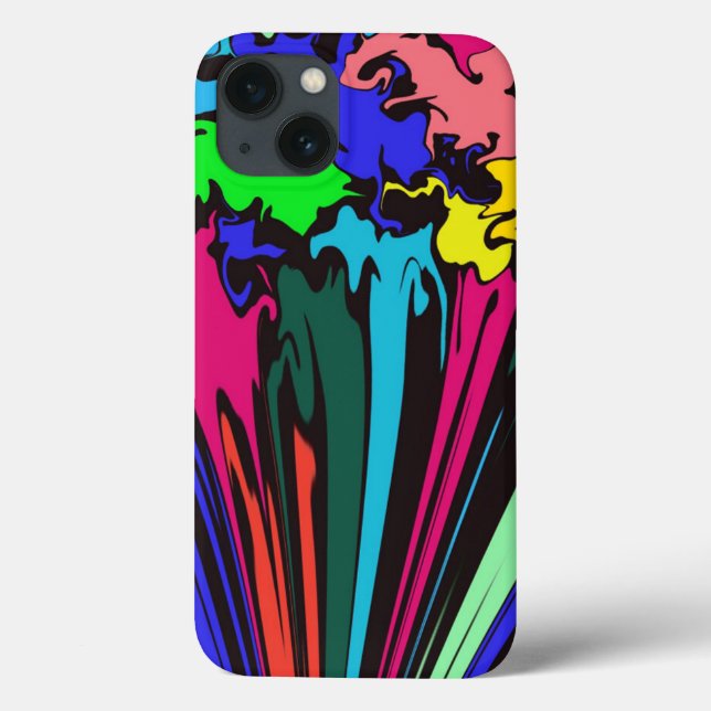 Abstract Colourful Twirl / Pinched / Case-Mate iPhone Case (Back)