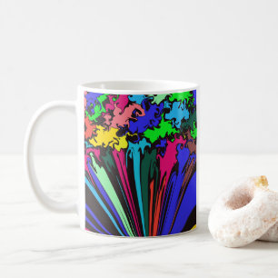 Abstract Colourful Twirl / Pinched / Coffee Mug
