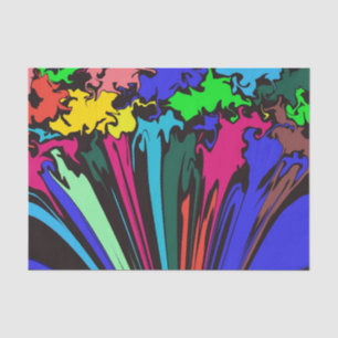 Abstract Colourful Twirl / Pinched / Tissue Paper