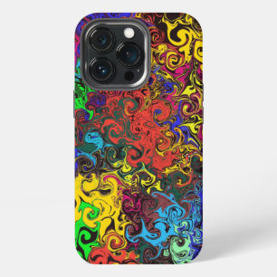 Abstract Colourful Twirlers / iPhone 13 Pro Case