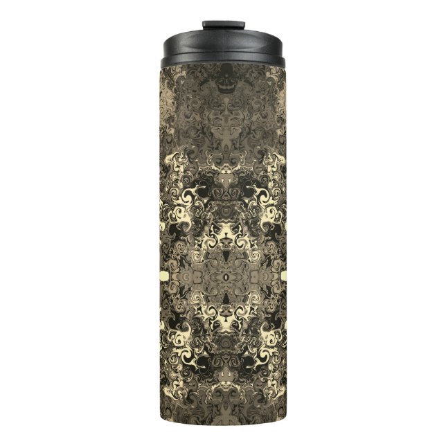 Abstract Colourful Twirlers / Mirror / Sepia /  Thermal Tumbler (Front)