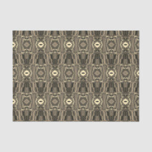Abstract Colourful Twirlers P & P Half Brick Sepia Tissue Paper