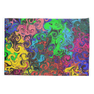 Abstract Colourful Twirlers / Pillowcase