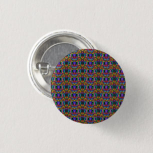 Abstract Colourful Twirlers / Pushed / Half Drop / 3 Cm Round Badge