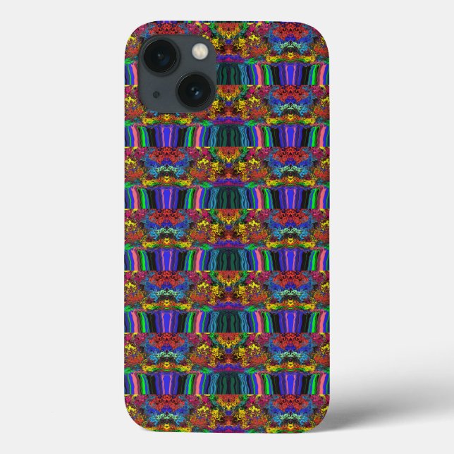 Abstract Colourful Twirlers / Pushed / Half Drop / Case-Mate iPhone Case (Back)