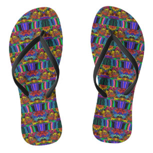 Abstract Colourful Twirlers / Pushed / Half Drop / Flip Flops