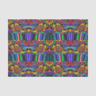 Abstract Colourful Twirlers / Pushed / Half Drop / Tissue Paper