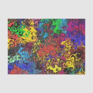 Abstract Colourful Twirlers /  Tissue Paper