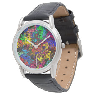Abstract Colourful Twirlers / Watch